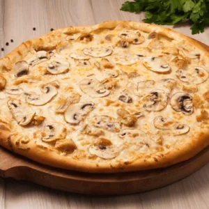 Chicken and Mushroom Pizza