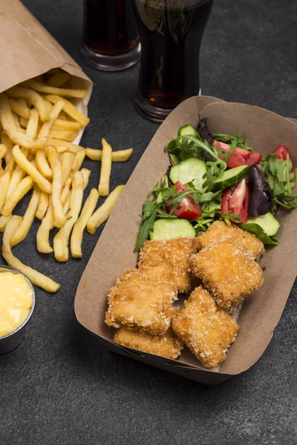 Kids Chicken Nuggets - 5 and Chips