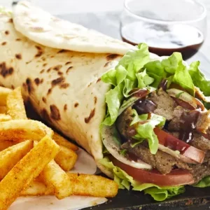 Donner Wrap and Chips